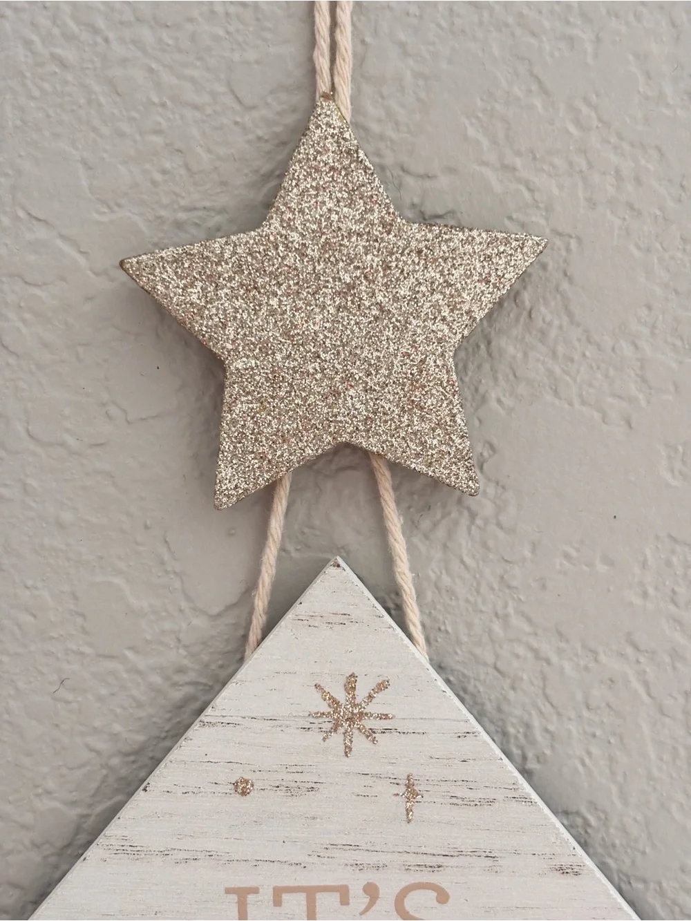 WONDERSHOP Christmas Tree Wall Hanging NWT